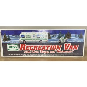 Hess 1998 Toy Truck (Recreation Van) - Orginal Box plastic wrap & Insert